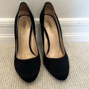 Prada satin black  heels. Size 39 1/2​​​​​​